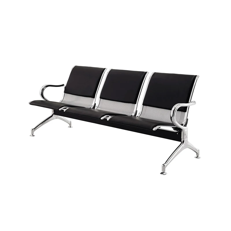 Selling Government Waiting Area Bench Chair Aluminium Alloy Commercial Airport Waiting Room Chair 3 Seater