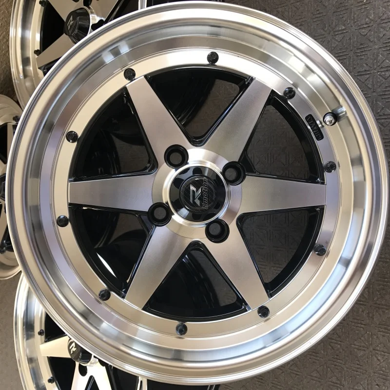 FLYWAY H608 Passenger Racing wheel 15x7.0 15x8.0 4H100  fit for Japanese Racing Cars