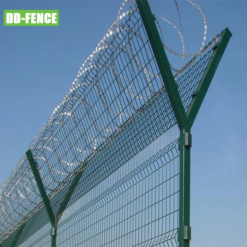 Security Fence/Pvc Coated Airport Fencing /Security Barricade Fencing from China Factory