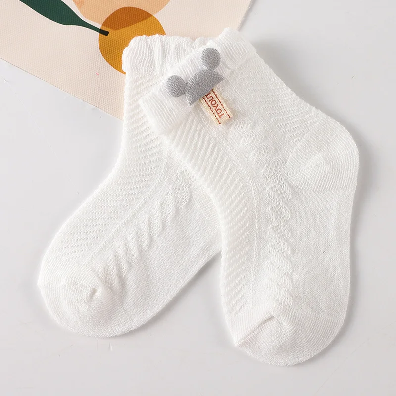 Wholesale Cute Ankle Newborn Baby Socks  For 0-5Age Kids Cotton Fabric Thin Style Boneless Gift Sock Breathable Toddler Socks