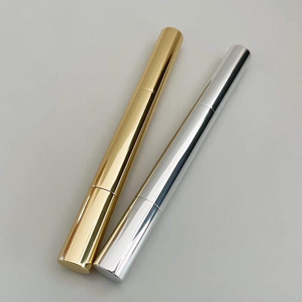 2ml Aluminum cosmetic Twist pen with brush nail care Cuticle oil Eye Cream teeth whitening empty Lip Gloss pen