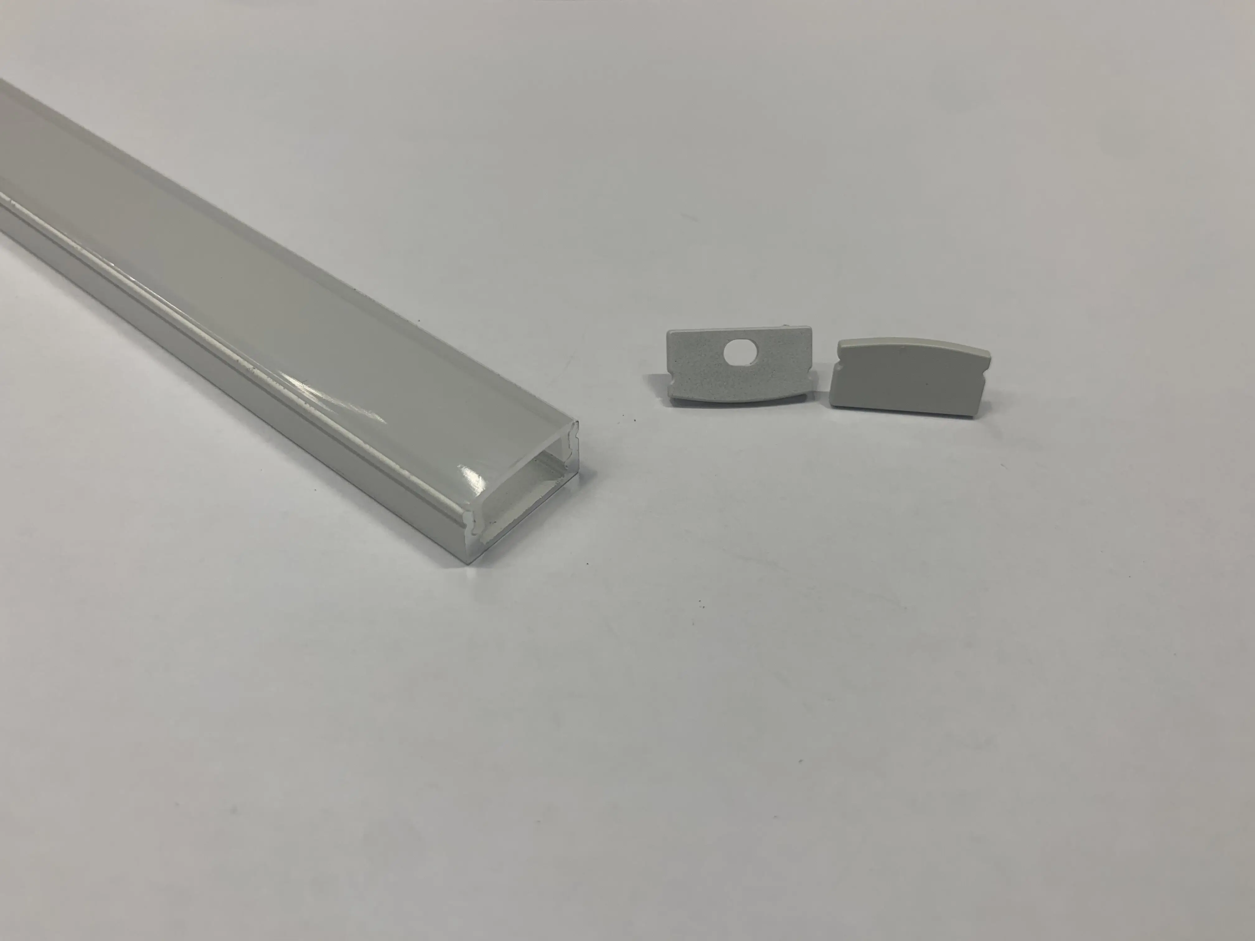 17x8mm black white sliver Linear Led Aluminum Profile with 2835 led strip