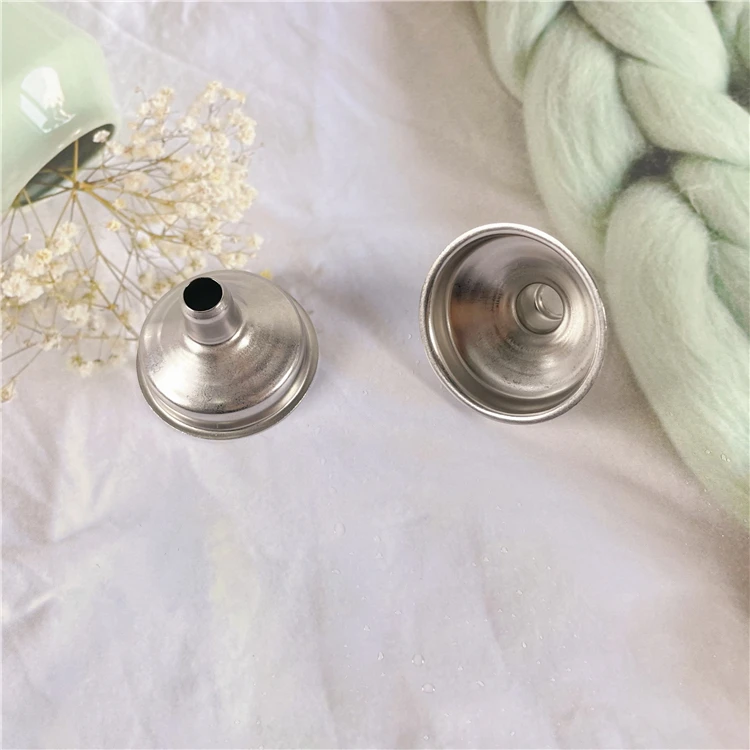 Multifunctional Stainless Steel 304 Oil Water Spices Wine Flask bottle MINI Funnel For Home Kitchen