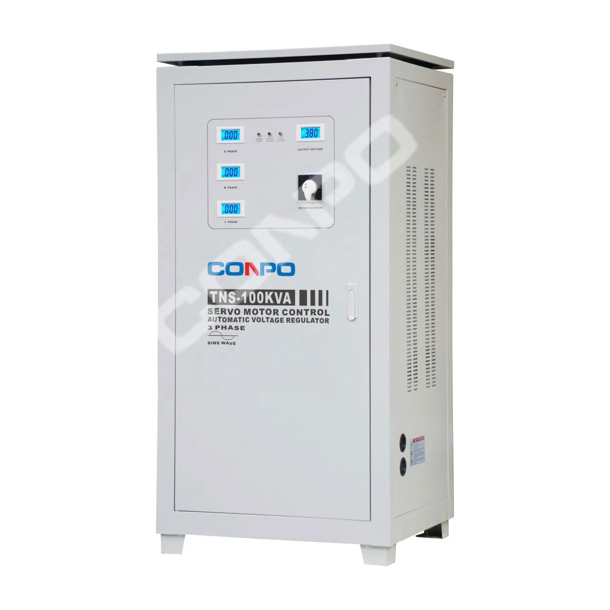 TNS-100KVA Three Phase Automatic Voltage regulator stabilizer AVR Estabilizador de voltaje 380V/400VAC, 220V/230VAC