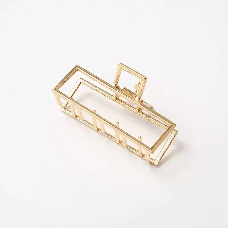 elegant metal golden Claw Hair Clip for girls and women for christmas