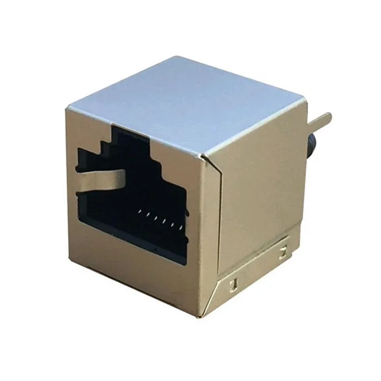 HCJV1-802SK вертикальный RJ45 Разъем модульный разъем экранированный 8P8C сзади Post