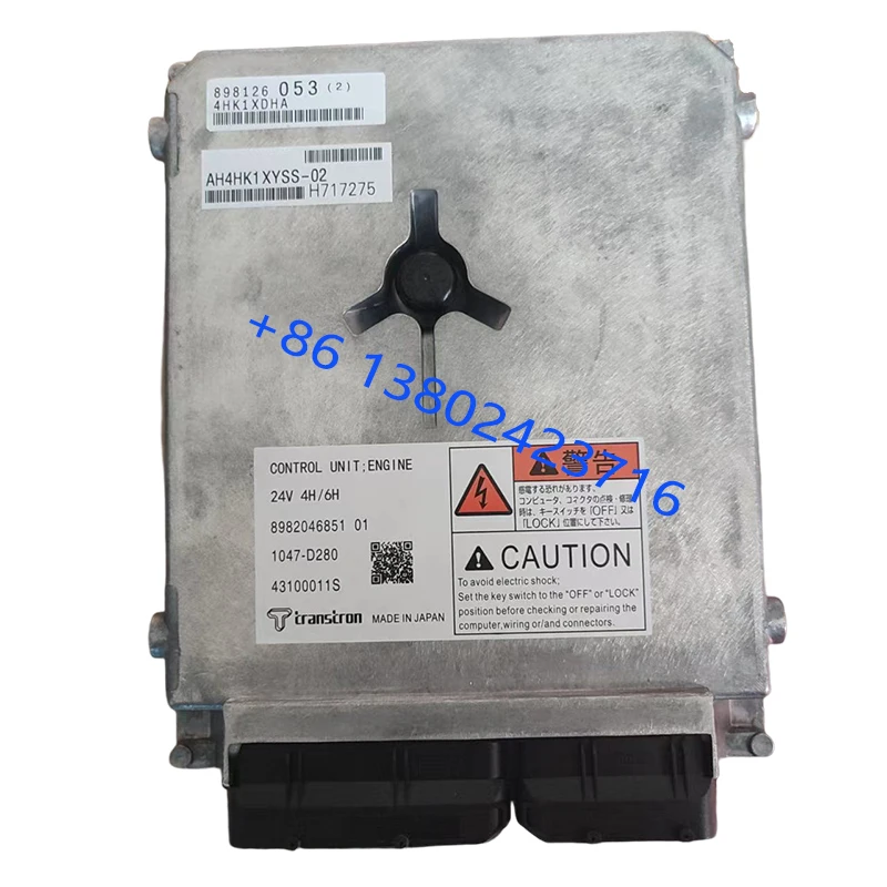 4HK1XYSJ-02 Engine Controller 8981260560 ECU for Excavator JS200LC