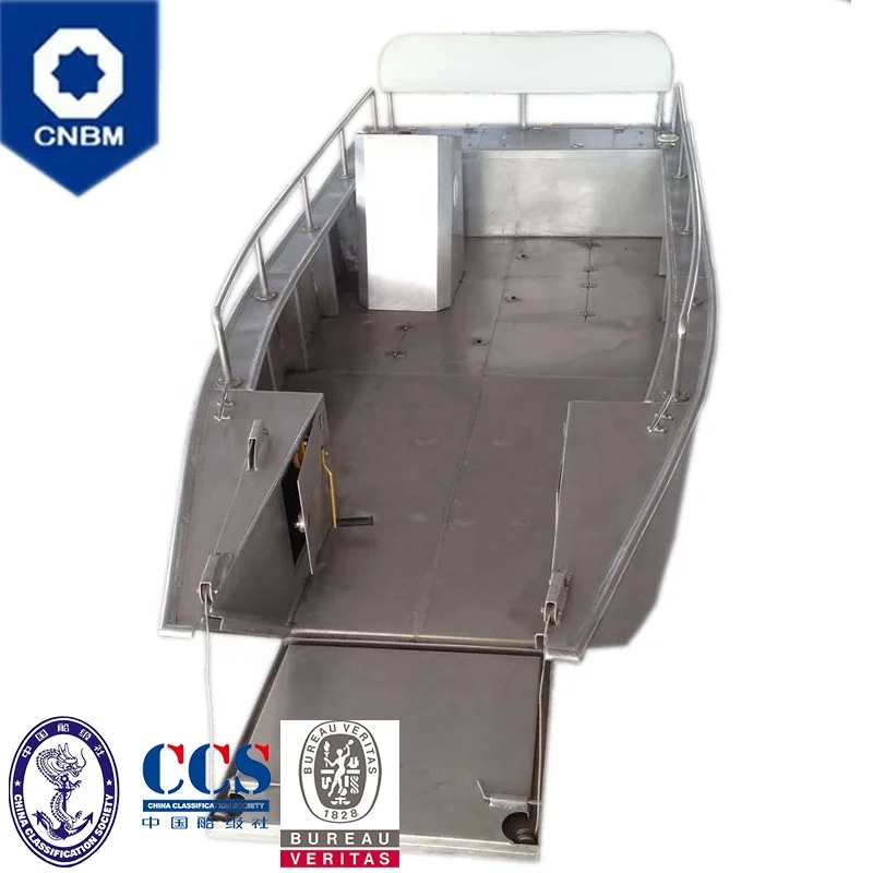 
17ft 5083 Outboard Engine Deep V Hull All Welded Work Boat Aluminum Landing Craft for Sale with Prices 