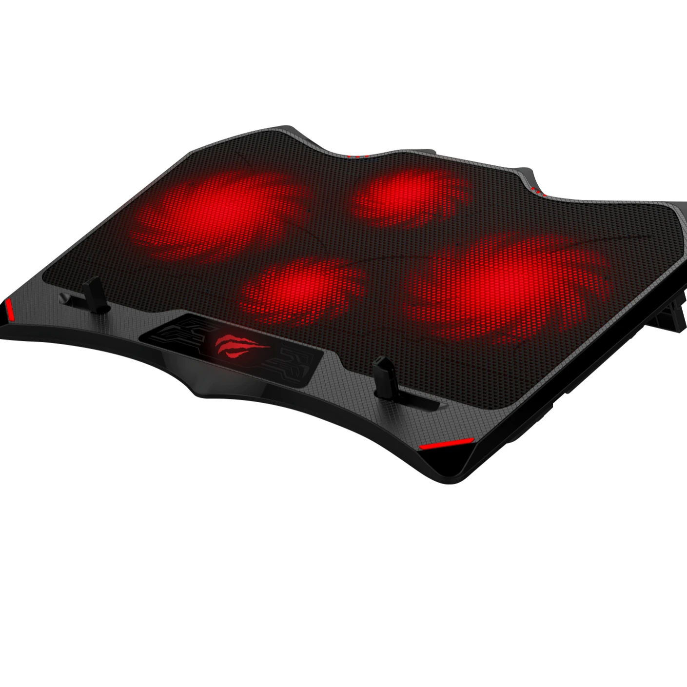 Havit HV-F2081 Wholesale Oem Laptop Cooling Stand Adjustable Notebook Cooler Gaming Laptop Cooling Pad With 4 Fans