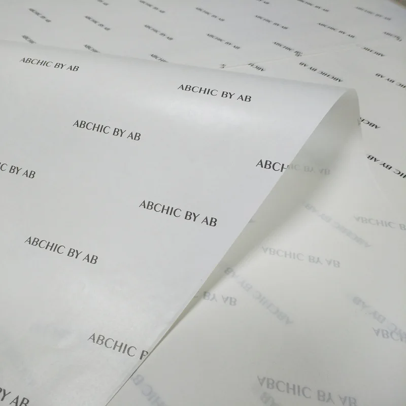 Customized Gift Waterproof Custom Wood Logo Item Style Packaging Tissue Wrapping Paper