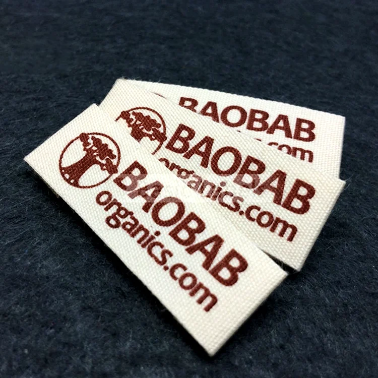 100pcs Factory Cheap Price Custom Name logo Damask Private Design Garment Woven Tag Wholesale Woven Private Labels For Clothing