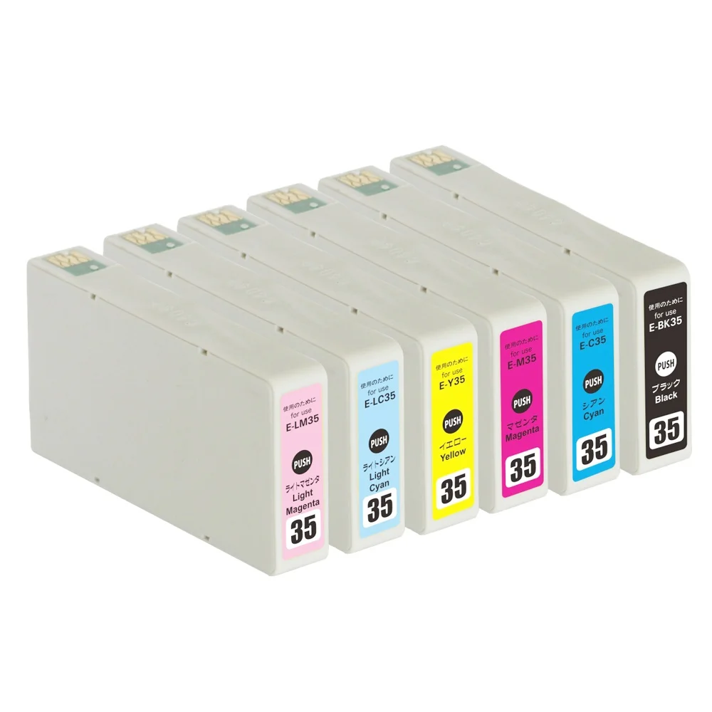 WEL-TRY ICBK35 ICC35 ICM35 ICY35 ICLC35 ICLM35 Премиум Цвет Совместимый картридж для струйных чернил Epson PM-A900/A950/D1000