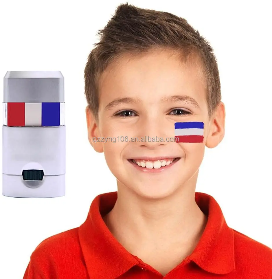 US American Face Paint Blue White Red 3 Color Football Baseball Face Body Color for Sporting Event Cheer