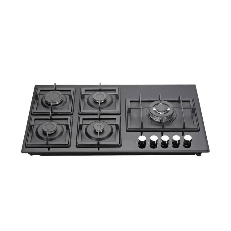Wholesale household appliances 5 copper Burner Gas Hobs 90cm gas range