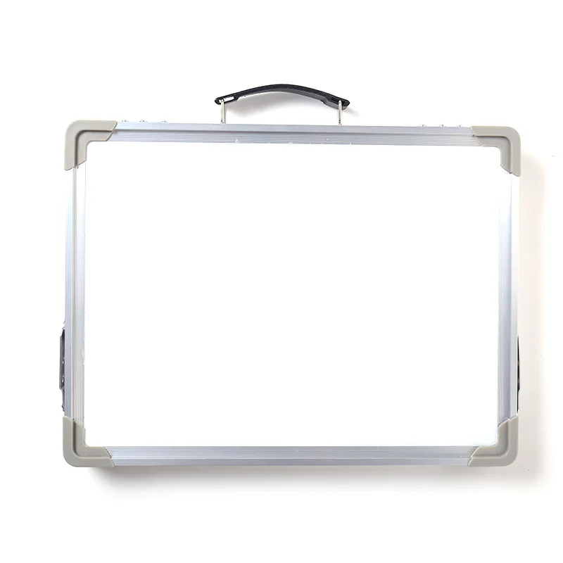 Hot Sales Foldable Whiteboard  12*16' Size Magnetic Desktop Foldable Dry Erase White Board With Handle