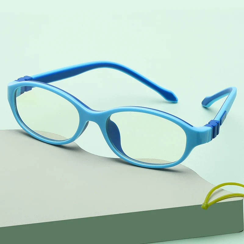Custom Logo High Quality Kids Silicone Eyeglass Frame Children Eyewear Medical Flexible Kids Optical Frame