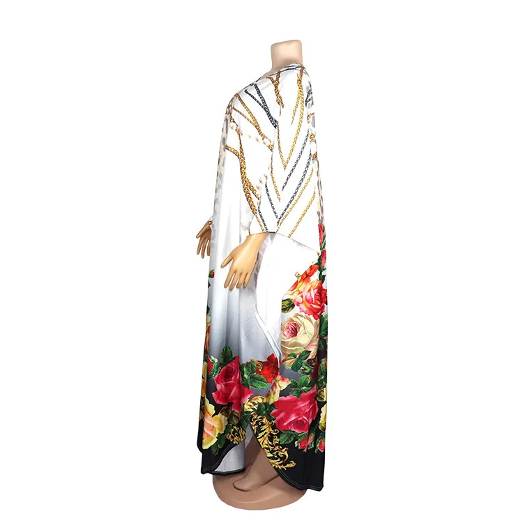 
Women Star OL Temperament Nepali Cloth Round Neck Bat Large Robe 