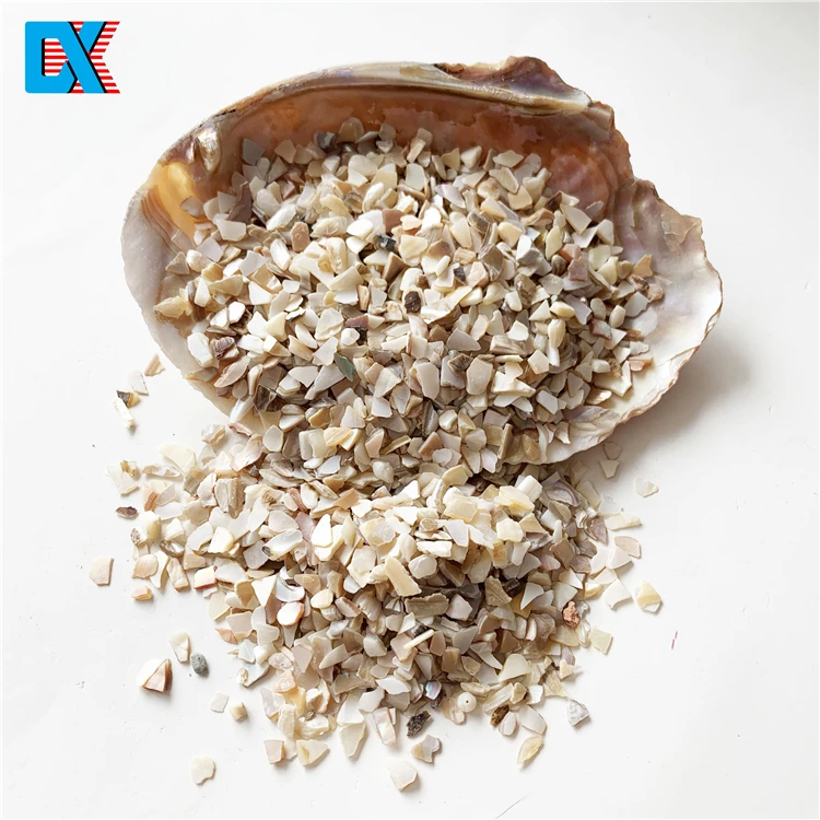 
Wholesale natural colorful crushed mother of pearl shell gravel chips for terrazzo 