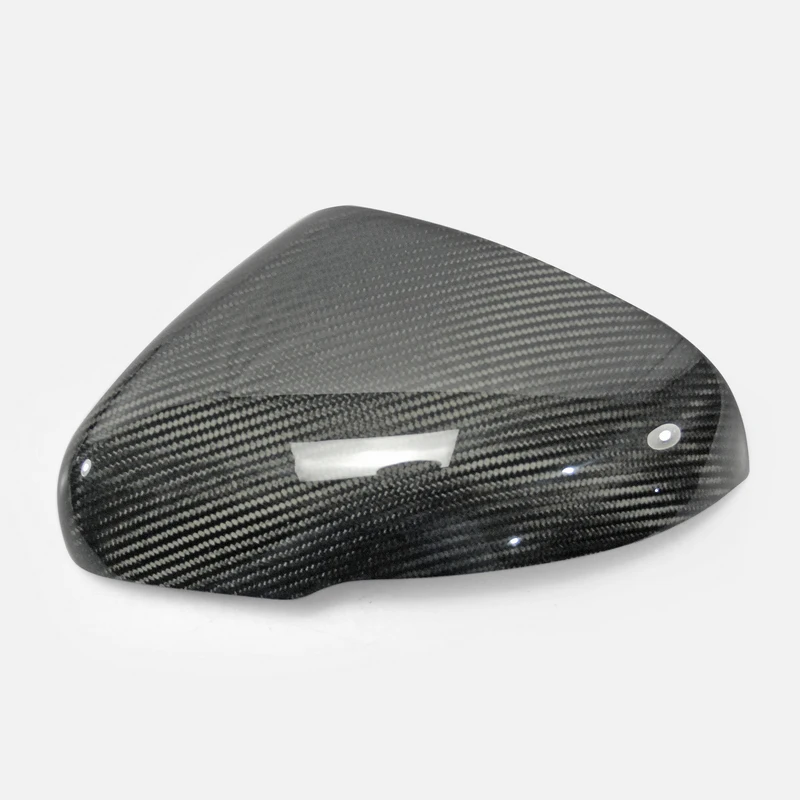 
Customized Car Accessories, Carbon Fiber Side Mirror Cover Stick On Type Glossy Fibre Rear View Kit Racing Trim Part 