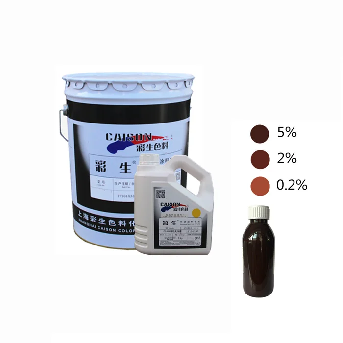 
Soap making liquid pigment brown dispersion with high concentrated 