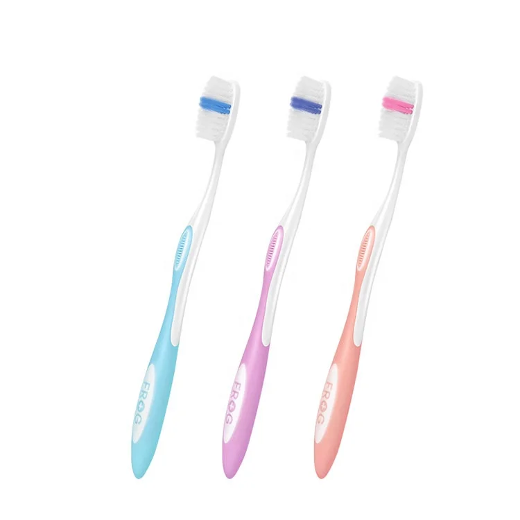 Frog Nylon adult toothbrush best selling OEM logo Wholesale toothbrush manufactures quality cheap toothbrush