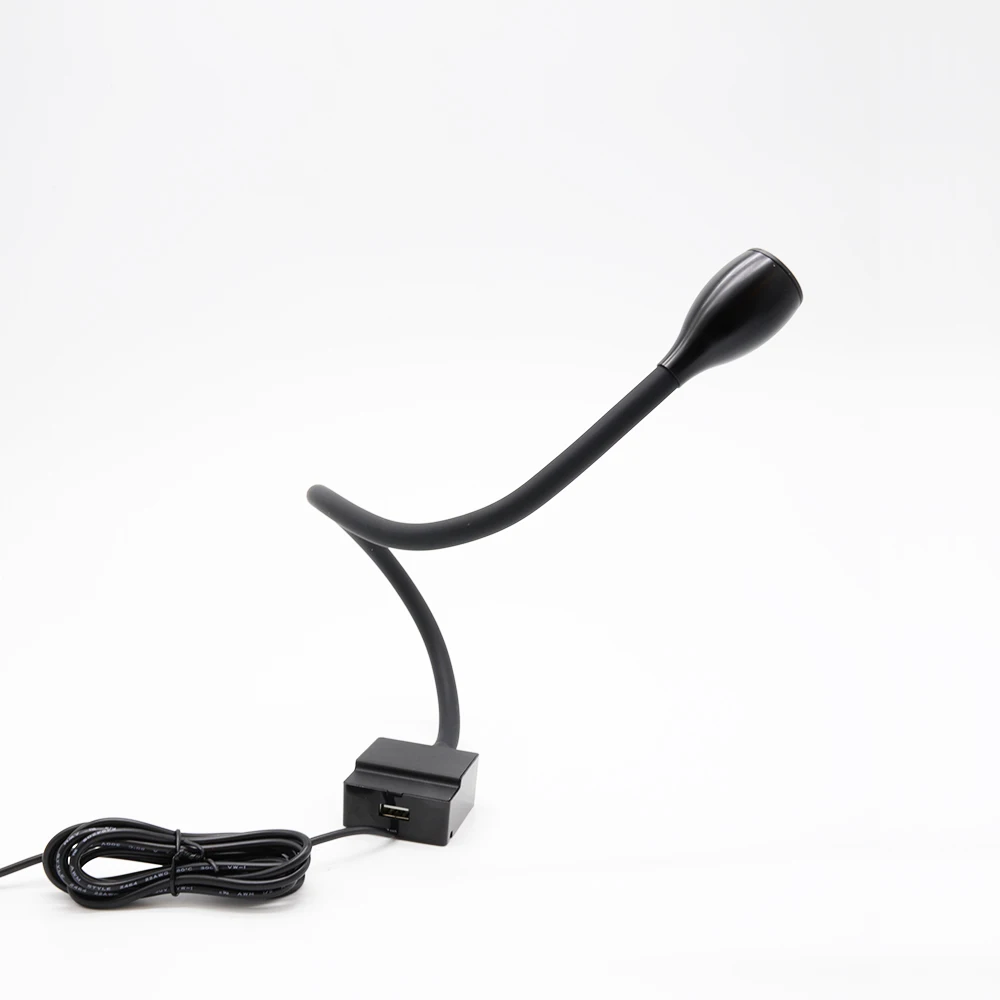 Простой светильник для чтения отеля спальни настенный книг 3 Вт USB-зарядное устройство с более длительным