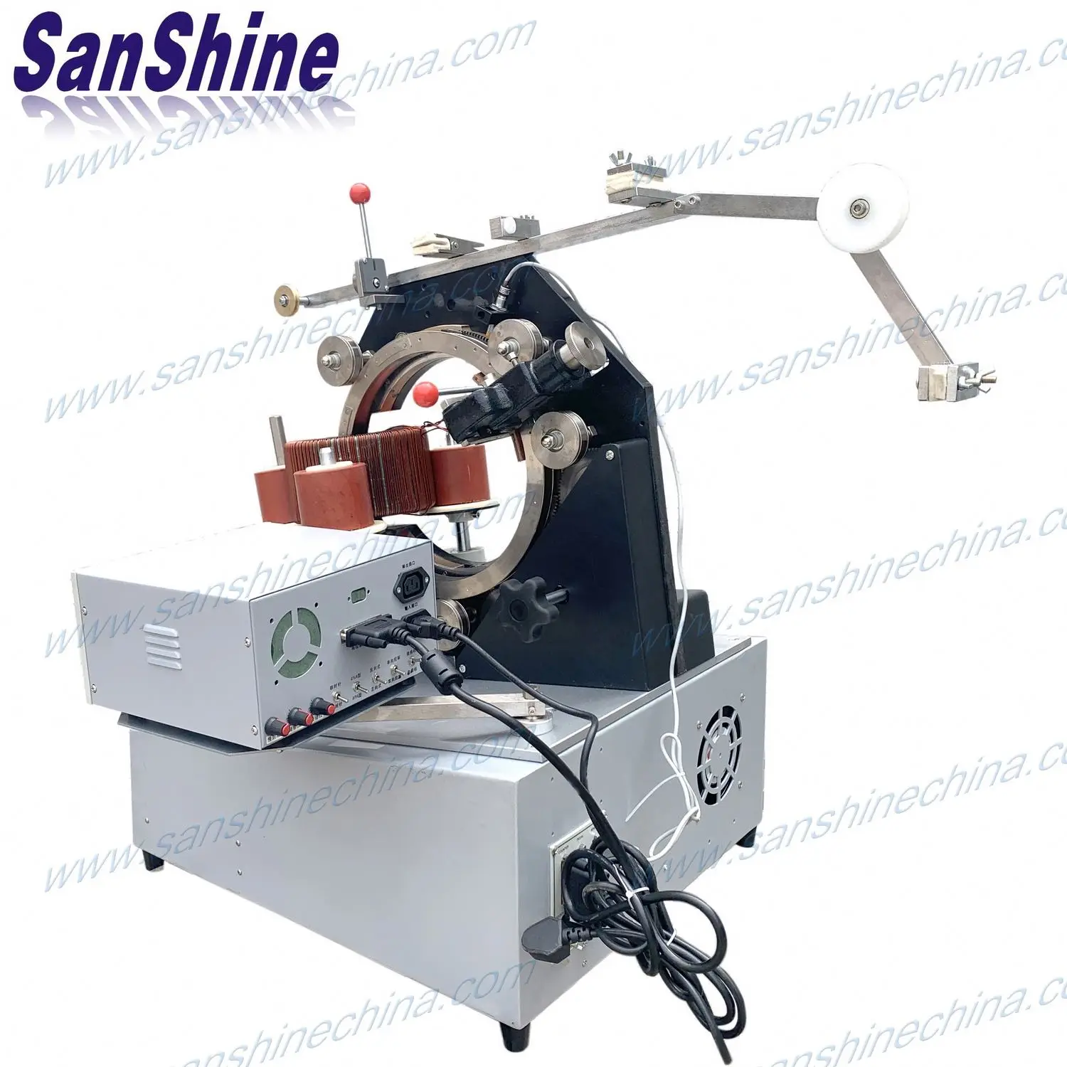 Replace RUFF toroid winder by (SS300 series) gear type automatic big heavy toroid coil winding machine