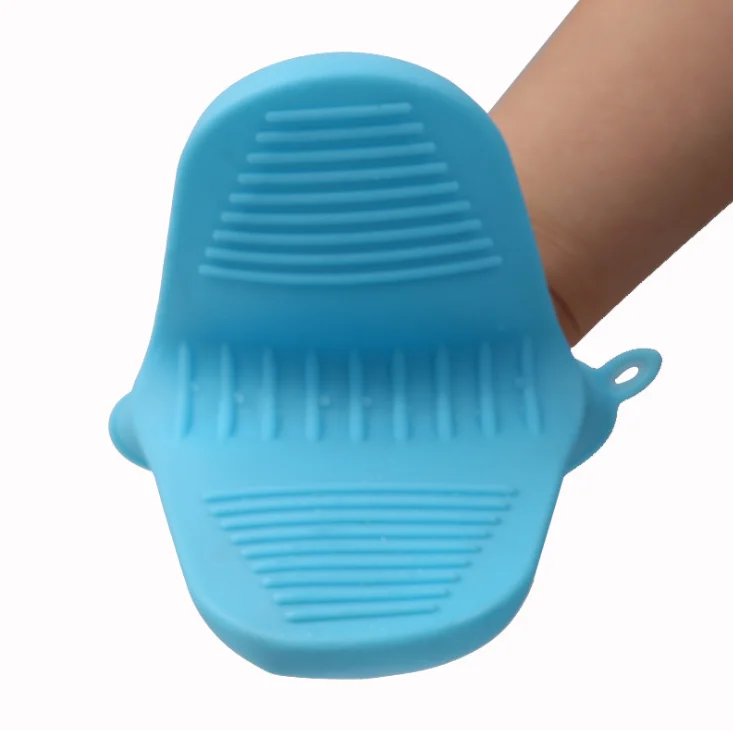 
High Quality Heat Insulation Pot Holder Cooking Glove Grip Pinch Silicone Oven Mitts 