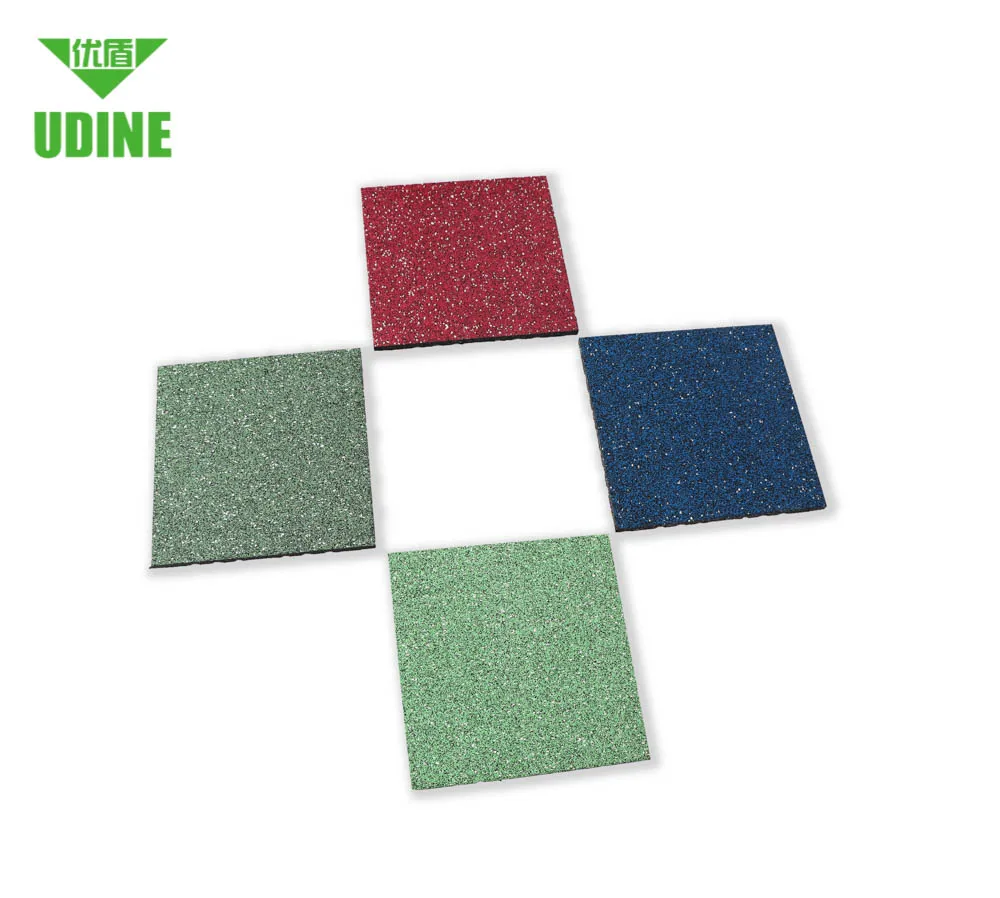 China Recycled Anti Slip Rubber Floor Mat With Beveled Edge EPDM Rubber Crossfit Fitness Gym Floor Roll Tile Strips Piso De Goma