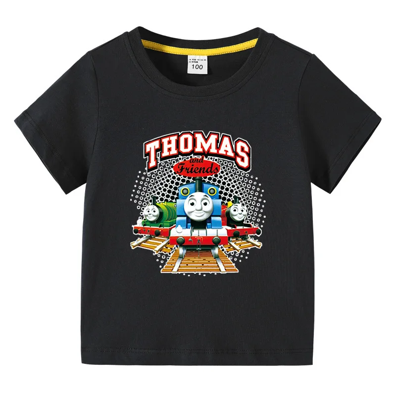 Cheap Boys T-shirts Custom dis-ney Cartoon Printed Girls Tees Children Tops Short-sleeve Clothes for Summer Kids Outfits