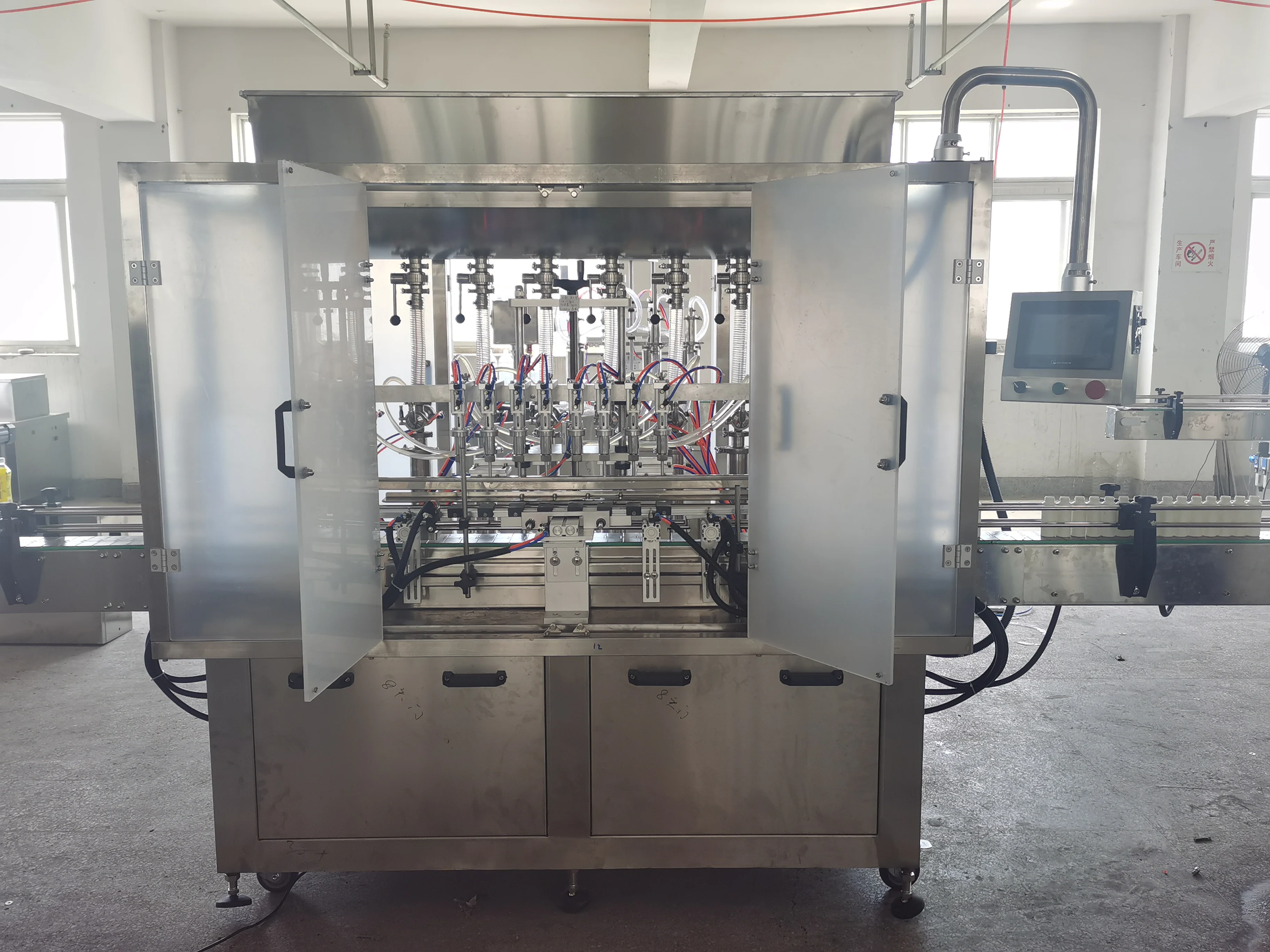  UBL Factory ежедневная химическая промышленность линейный соус Тройная антибиотическая машина для розлива
