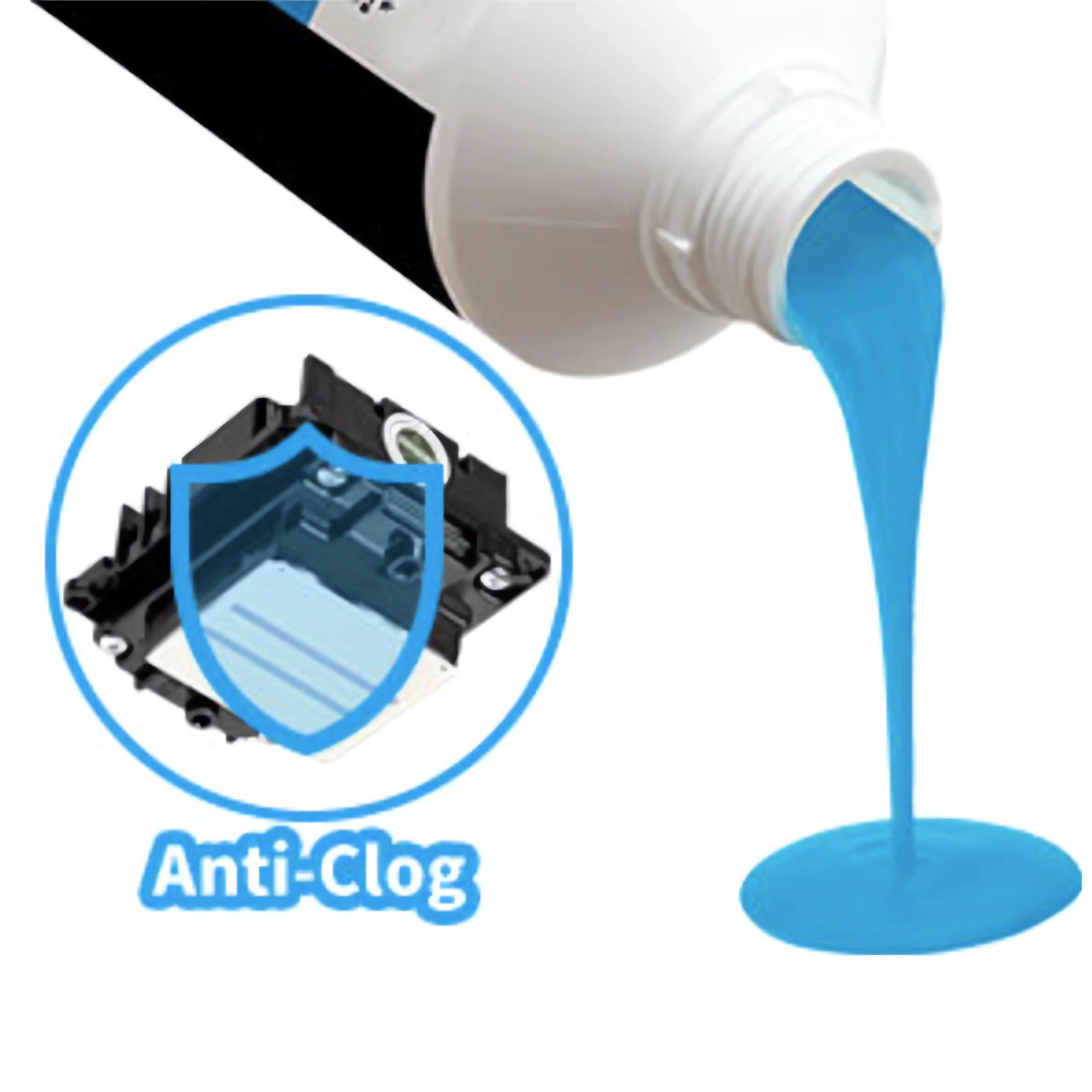 PYD Life Premium 1000ML Bulk Waterproof PET Film DTF White Pigment Ink For Epson L805 L810 L1455L 1300 L1110 L130 Printer