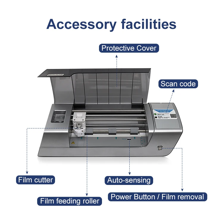 Portable Automatic Film Cutter Hydrogel TPU mobile Screen Protector Plotter Film Cutting Making Machine With Touching Screen
