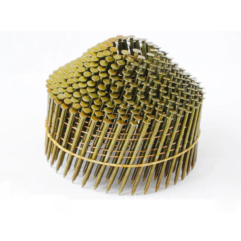 15 Degrees Wire Coil Nail farming collated coil nails  welding wire collated coil nails