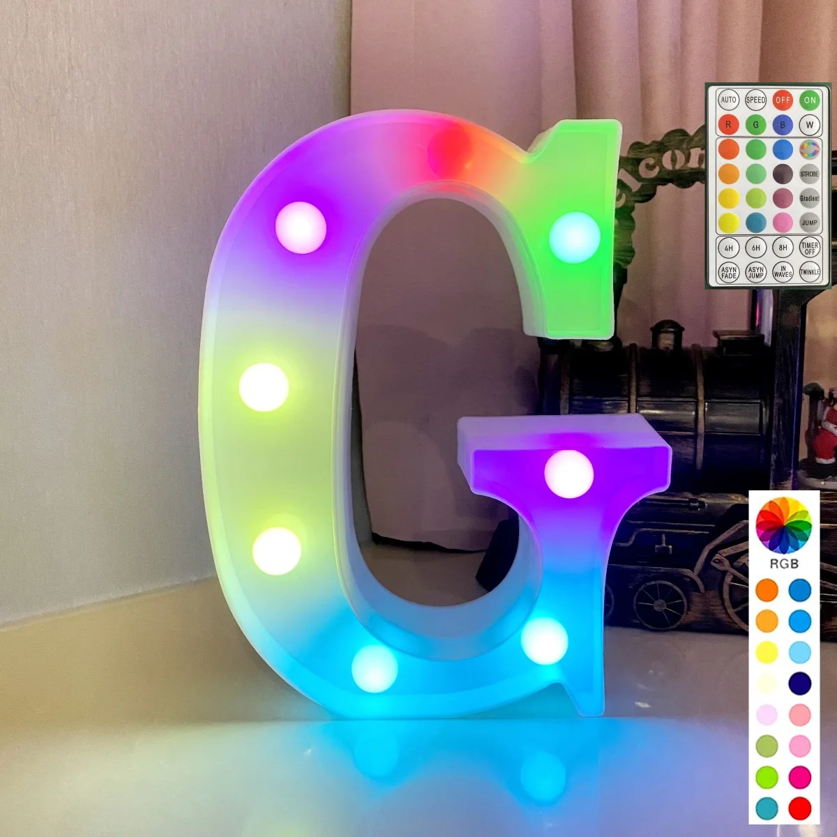 Professional Manufacture Led Letter Lamp Stackable Marquee Letters With Metal Stand