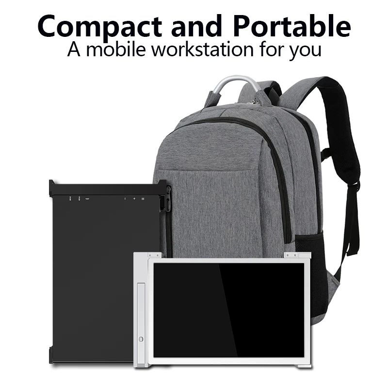 Hot Sale Three Screens Display Triple 14 Inch 800x 480 Broadcast SDI Monitor with Metal Frame