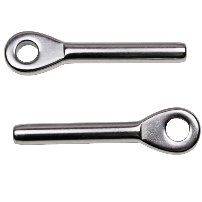 Clamp rigging eye terminal stainless steel wire rope fitting Swage eye terminal