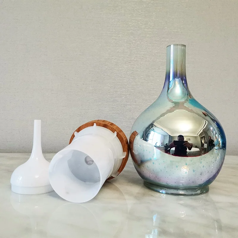 2021 Trend Products Cold Mist Ultrasonic Air Humidifier Essential Oil Aromatherapy 3D Glass Diffuser