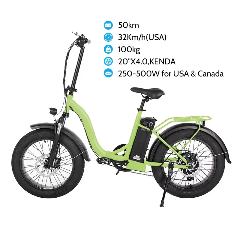 ZODIN Warehouse Stock 500W  48v 10ah Electric Folding Bike City Mountain E-Bike electric fat tire bike bicycle