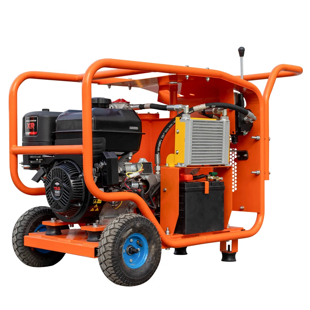 Double Acting Hydraulic Power Unit HT13-30 Mobile Hydraulic Power Station with CE EPA Certificate