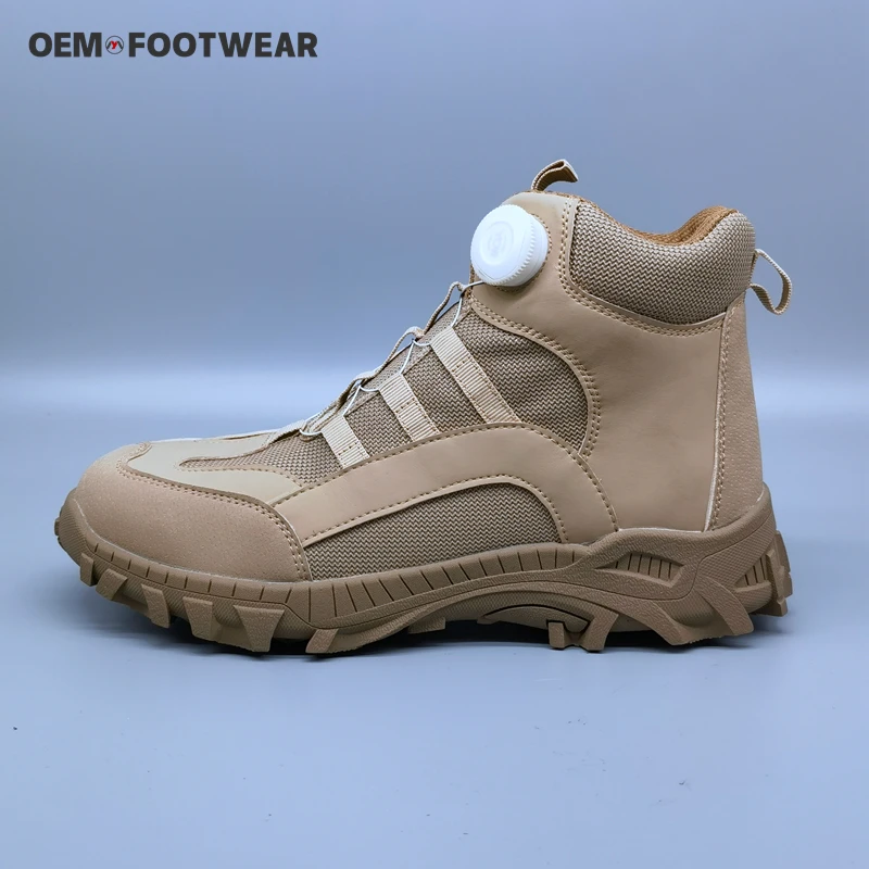 Work Men Safe comfortable Anti-slip Fashionable Safety Boots Welding shoes Swivel Button Work Boots