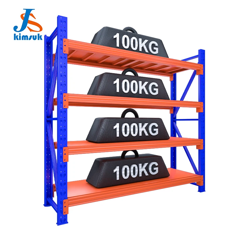 100 кг складские стеллажи для выставки товаров 4 слоя фабрика длительный срок промышленные металлические полки для хранения складские стеллажи