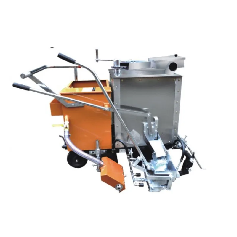 Electric pre-heater function integrated road marking machine