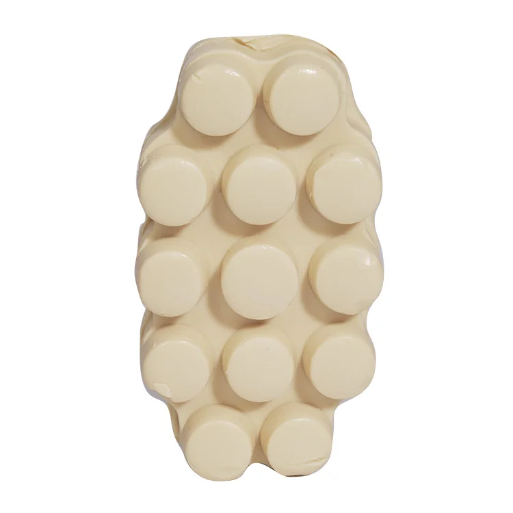 OEM Private Label Two Sides Massage Soap Hand Made High Quality Bath Soap