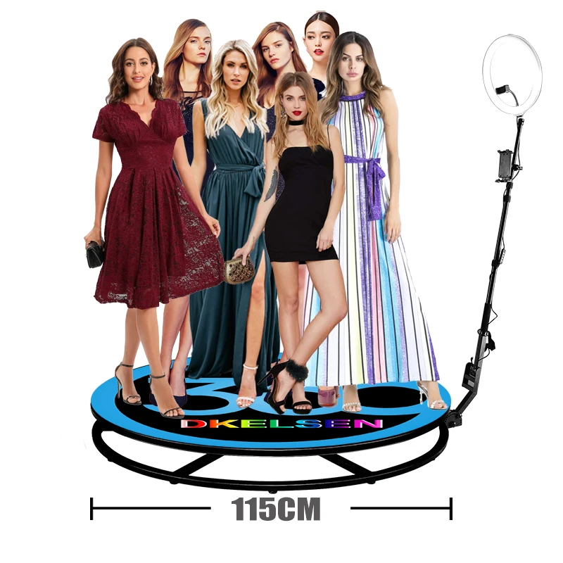 USA Shipping in 48H Cabina Photo Booth 80cm 360 Photobooth for Party for Rent for Wedding Event