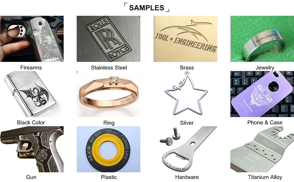 3D UV Fiber Laser Engraver 30W Power Metal Laser Marking Machine for Jewelry Gold/Silver Rings Cutting