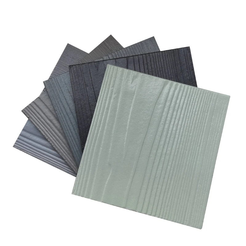 100% Asbestos Free Waterproof Color Painted Wood Grain fibre cement sheet fireproof roofing cement for exterior sidings