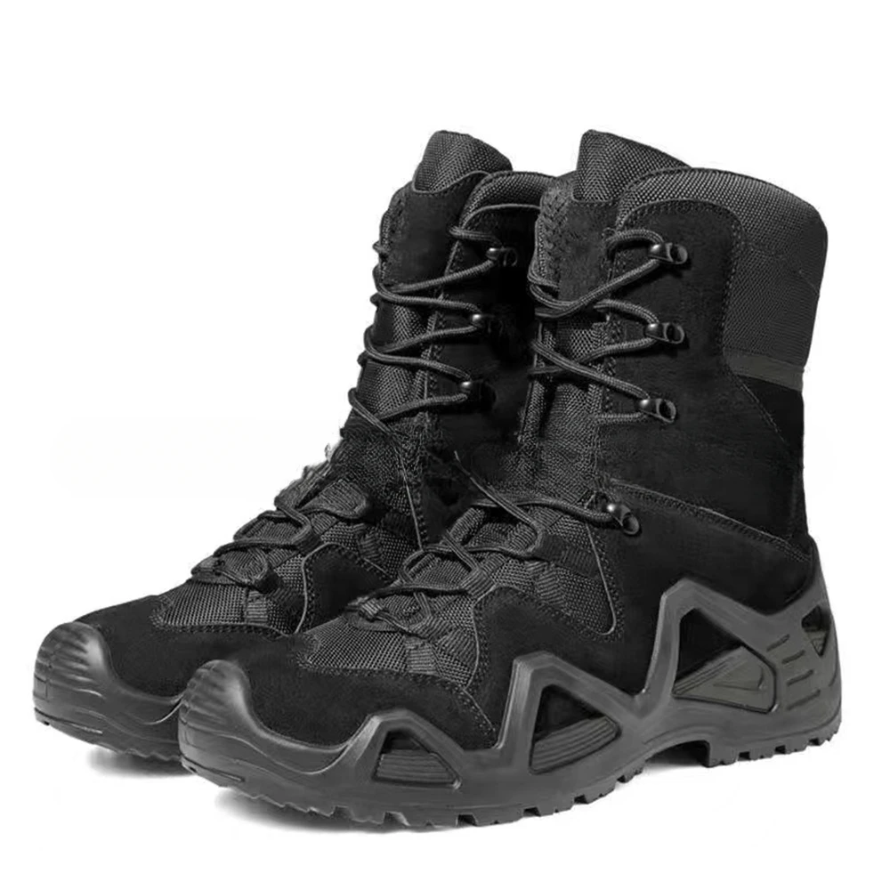 Factory Direct Sale High Quality Light Weight Waterproof High Ankle Tactical Shoes Jungle Wear Resistant Reliable Tactical Boot