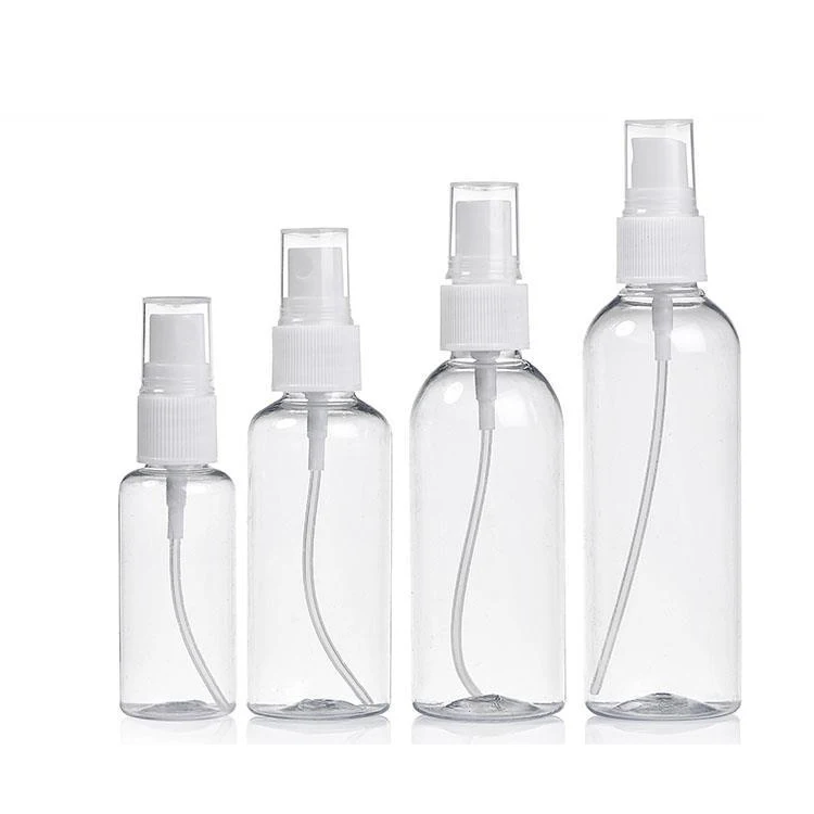 
Wholesale empty clear color 100ml 1oz 2oz 4oz plastic spray bottles for medical disinfection alcohol 