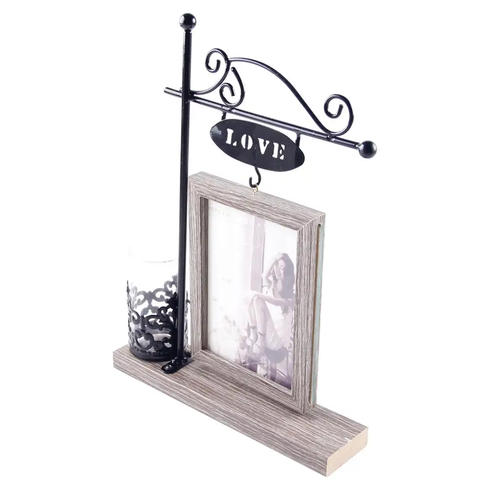 2021 New products creative sublimation mdf funia photo frame with hydroponics pot